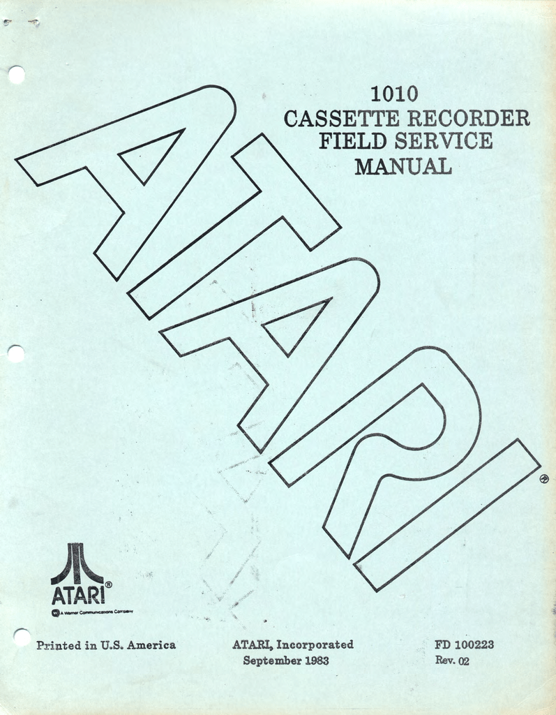 ATARI Diagnostic Test Tape/Cover.png