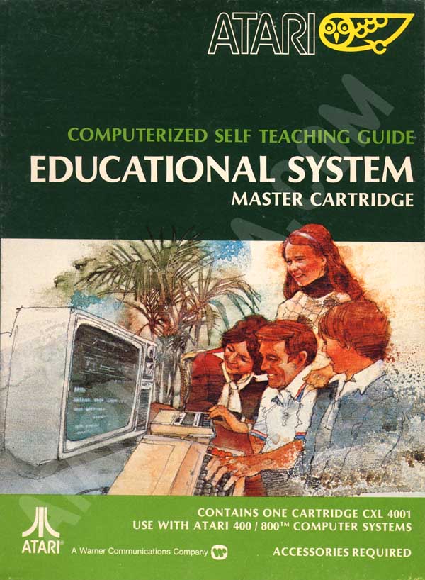 Atari Educational System Lesson Cassettes/Atari Educational System CXL 4001-1.jpg