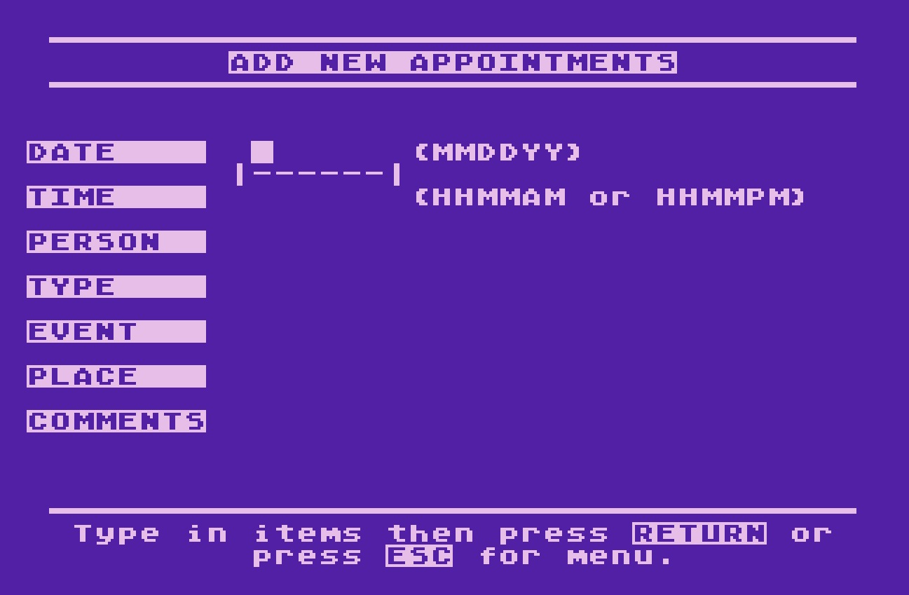 Atari Timewise/Add New Appointments.jpg