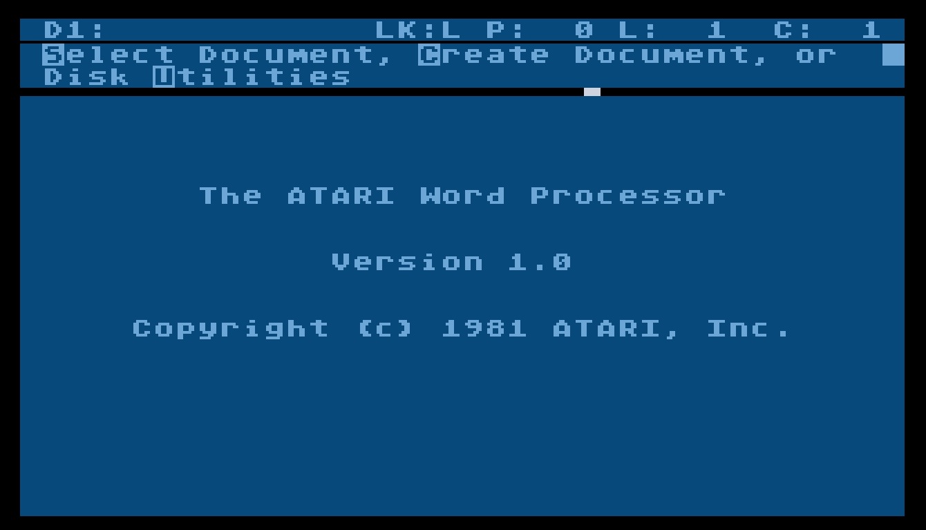 Atari Word Processor/The Atari Wordprocessor 1.0.jpg