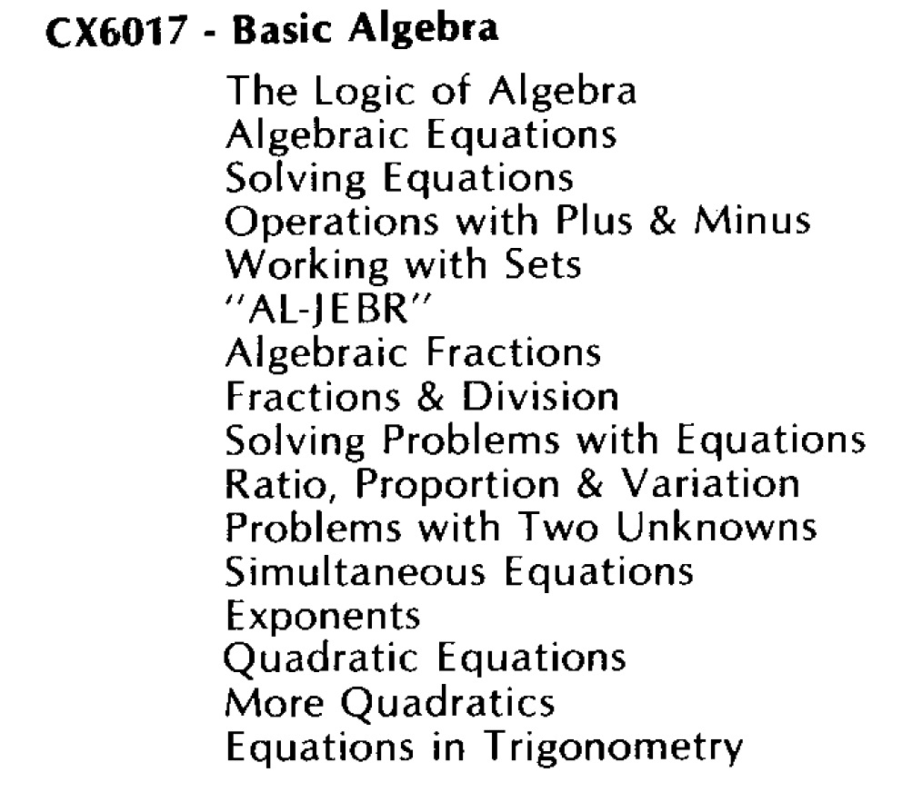 Basic Algebra CX6017/Basic Algebra CX6017.jpg