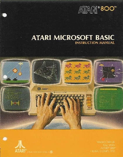 Microsoft Basic I/Atari Microsoft BASIC I Instruction Manual.jpg