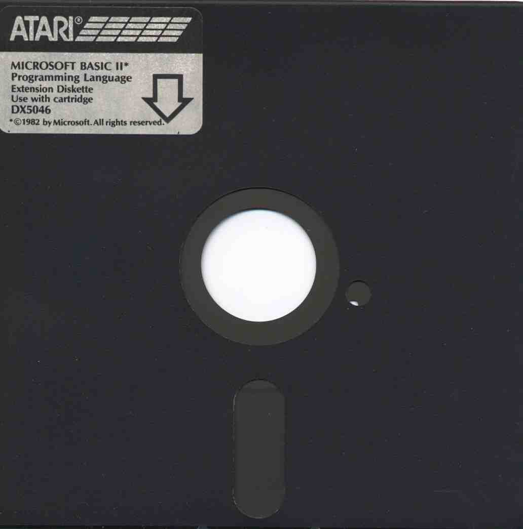 Microsoft Basic I/Atari Microsoft BASIC II Diskette DX5046.jpg