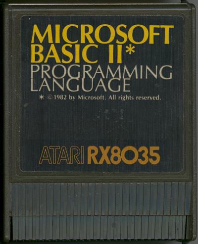 Microsoft Basic II/Atari Microsoft BASIC II Cartridge.jpg